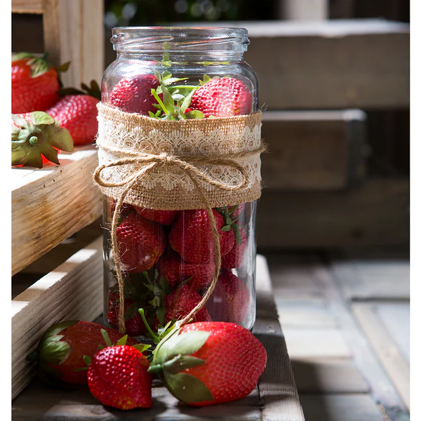 1.5" IFR PVC Artificial Bagged Medium PVC Strawberry -Red (Pack of 2) - Image 3