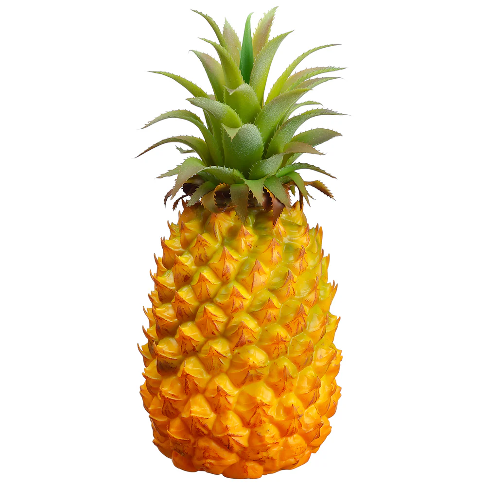 10" Artificial Pineapple Fruit -Yellow (Pack of 12)