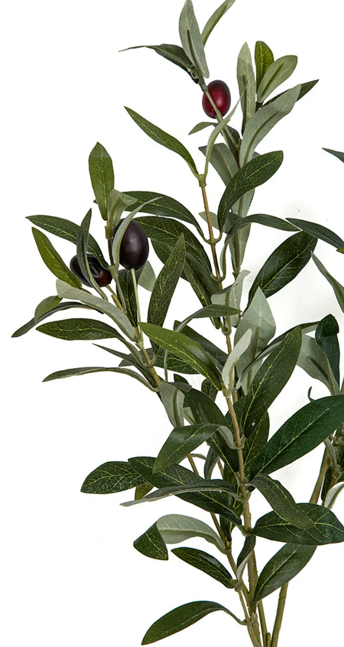10' IFR Artificial Olive Tree & Berries w/Base -Green - Image 2
