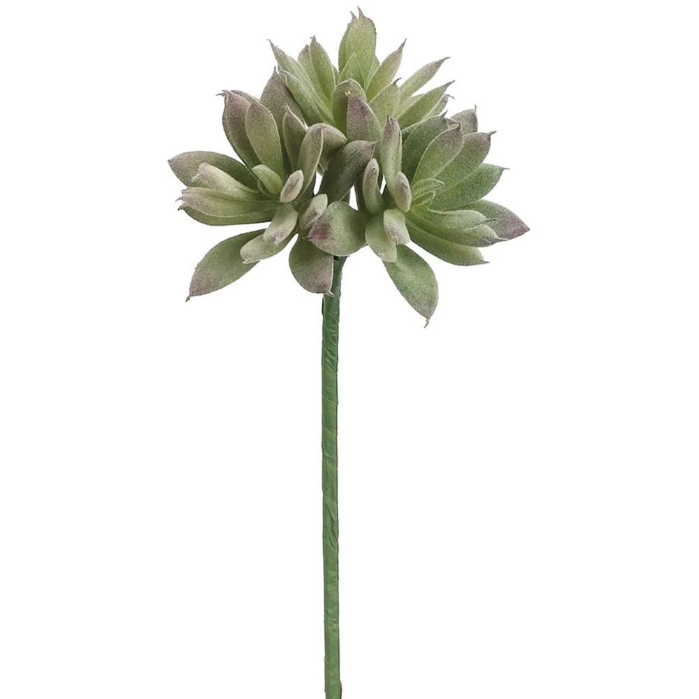 10" Sedum Artificial Bouquet Stem Pick -Green/Gray (Pack of 24)