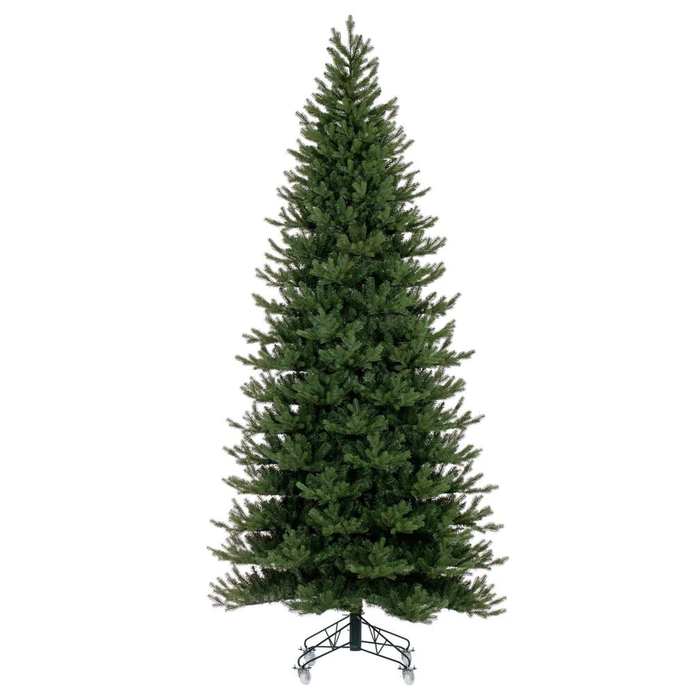10'Hx54"W PE Washington Fraser Artificial Christmas Tree, Unlit -Green