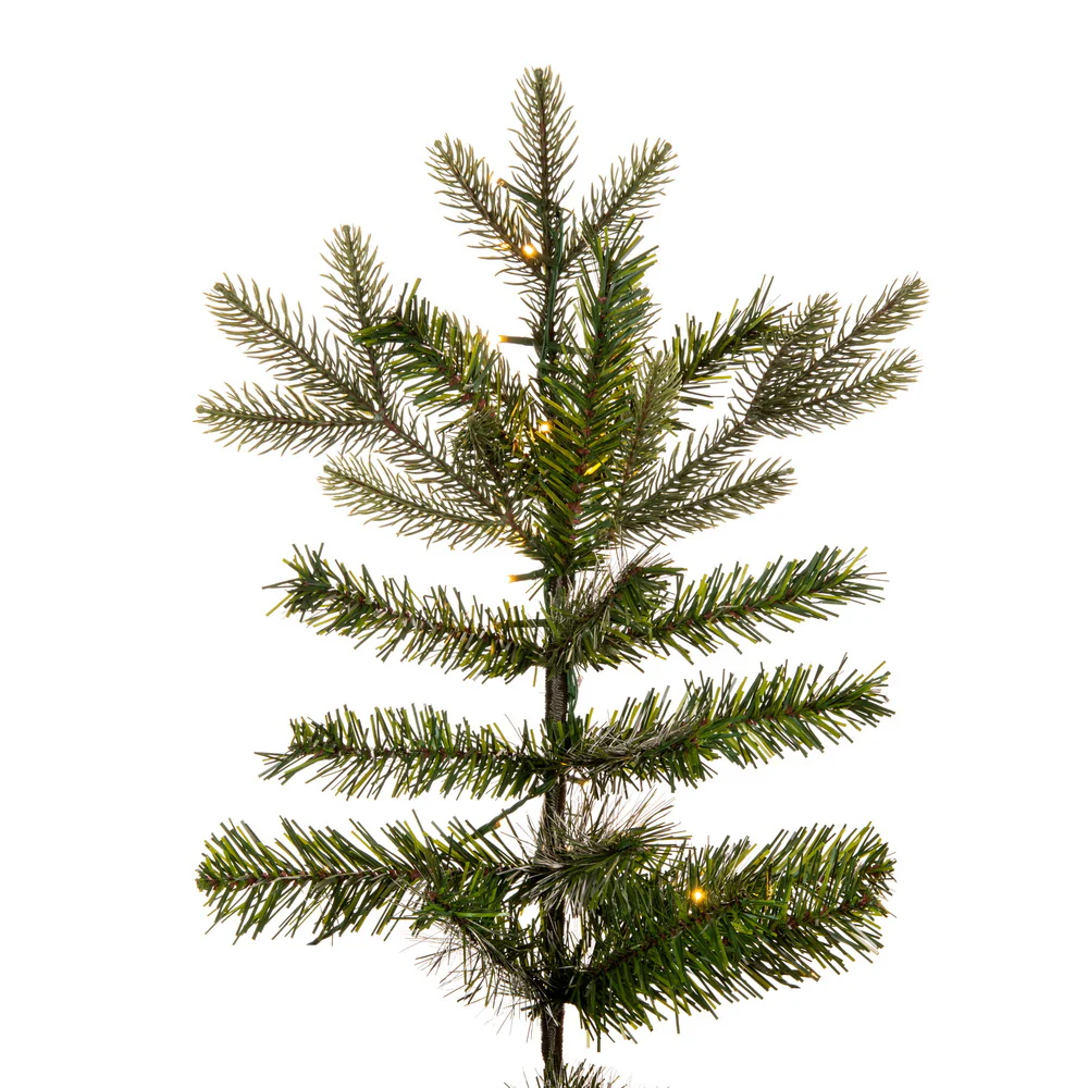 10'Hx72"W PE Douglas Fir Artificial Christmas Tree, Micro LED Pre-Lit -Green - Image 6