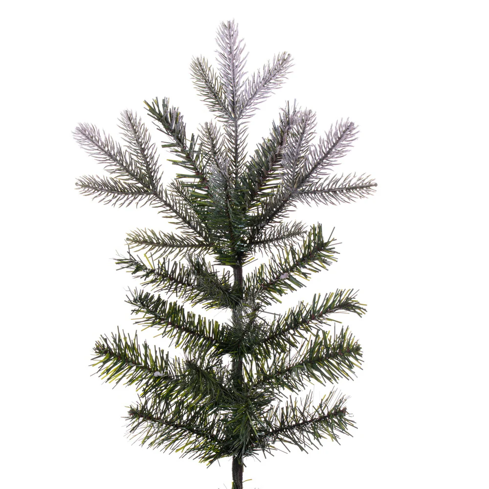 10'Hx72"W PE Frosted Douglas Fir Artificial Christmas Tree, Unlit -Green - Image 2