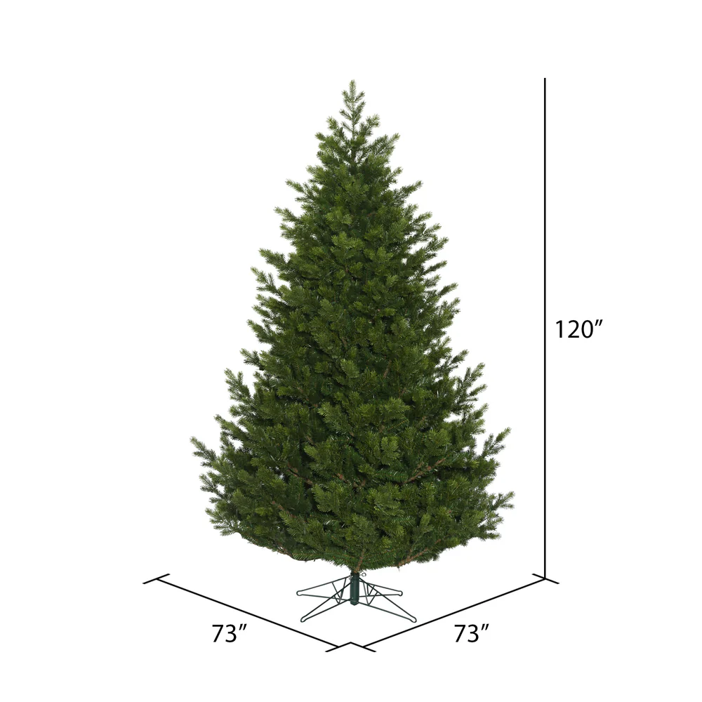 10'Hx73"W PE Eagle Fraser Artificial Christmas Tree, Unlit -Green - Image 3