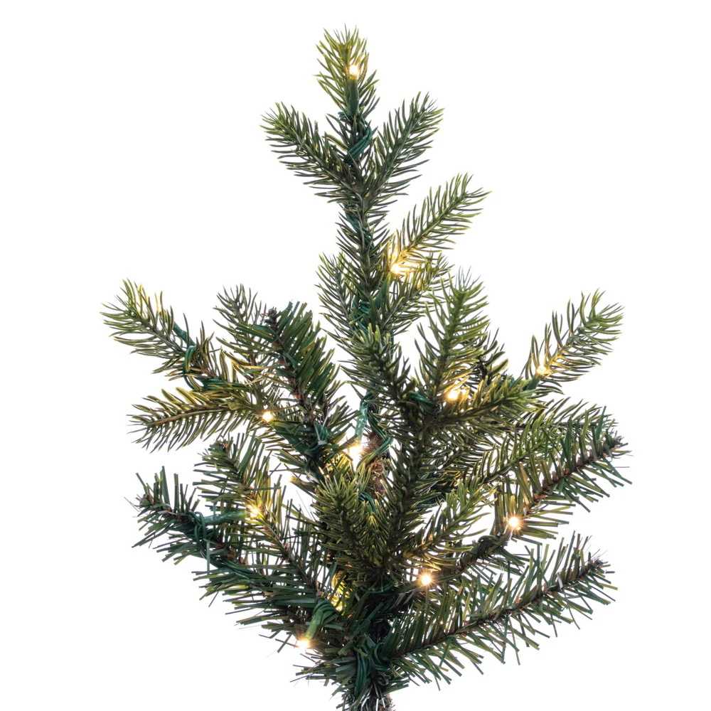 10'Hx73"W PE Welch Fraser Artificial Christmas Tree, Micro LED Pre-Lit (Multi-Mode) -Green - Image 2
