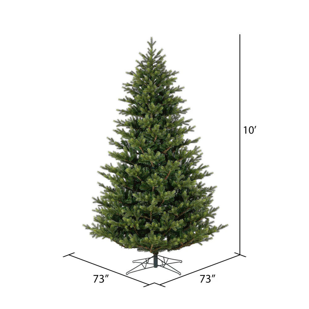 10'Hx73"W PE Welch Fraser Artificial Christmas Tree, Unlit -Green - Image 2