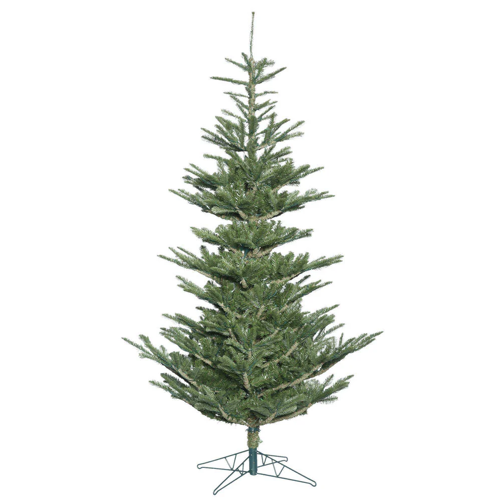 10'Hx74"W PE Alberta Spruce Artificial Christmas Tree, Unlit -Green