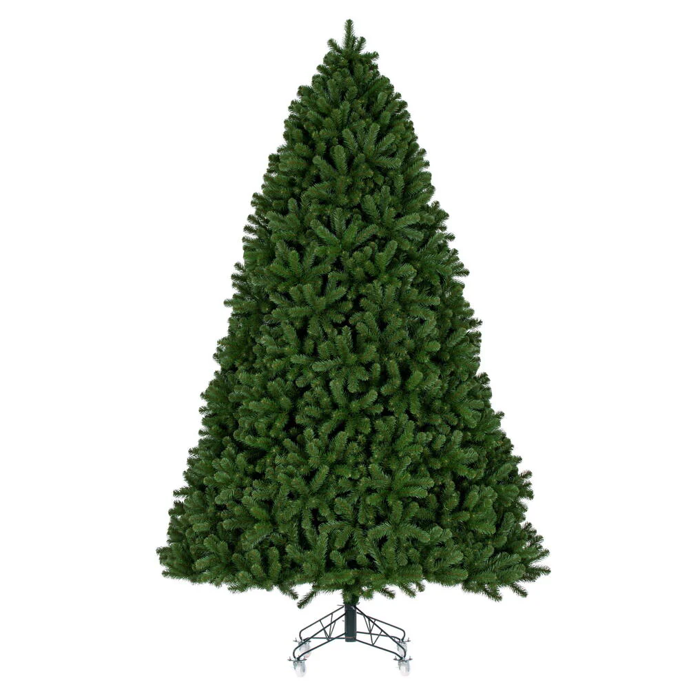 10'Hx76"W Deluxe Sequoia Pine Artificial Christmas Tree, Unlit -Green