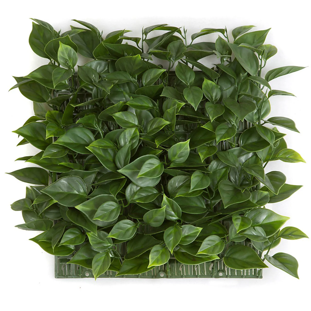 10"x10" Outdoor UV-Resistant Artificial Bougainvillea Leaf Mat -Green (Pack of 6)