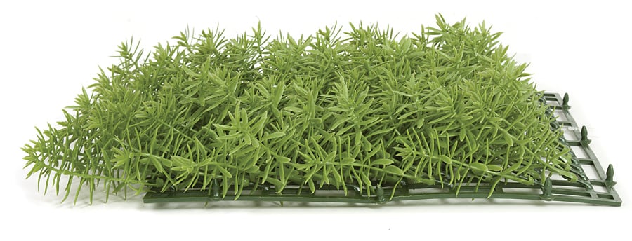 10"x10"x2.5" IFR Hanging Senecio Artificial Mat -Light Green (Pack of 6) - Image 2