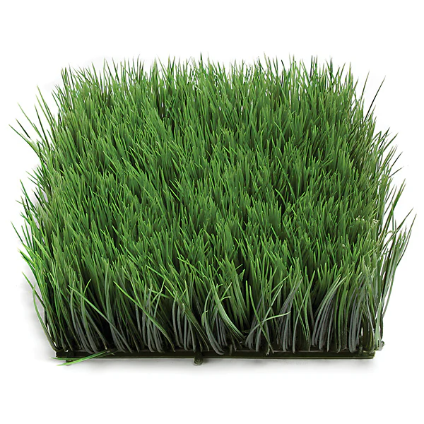 10"x10"x4.5" Outdoor UV-Proof IFR Artificial Grass Mat -Green (Pack of 4)