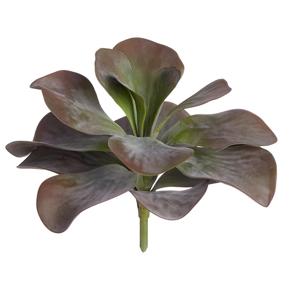 11" Kalanchoe Artificial Plant -Purple/Green (Pack of 6)