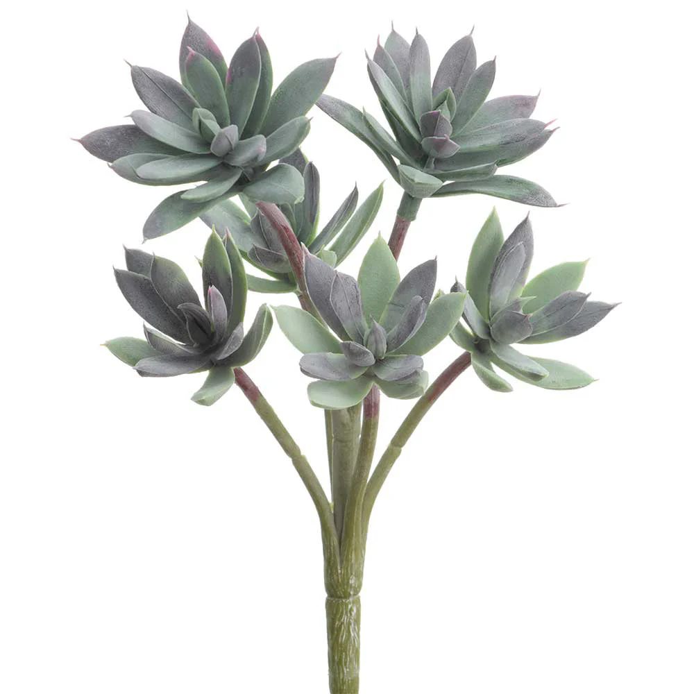 11" Outdoor UV-Resistant Artificial Sedum Stem Pick -Frosted Green (Pack of 24)