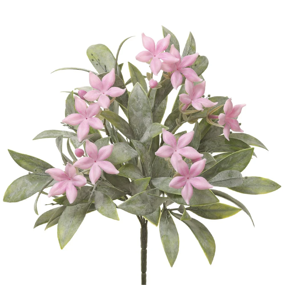 11" Silk Stephanotis Flower Bush -Lavender (Pack of 12)
