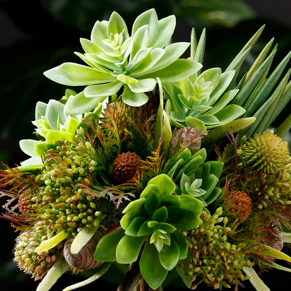 12" Real Touch Artificial Echeveria Stem Pick -Green (Pack of 12) - Image 2