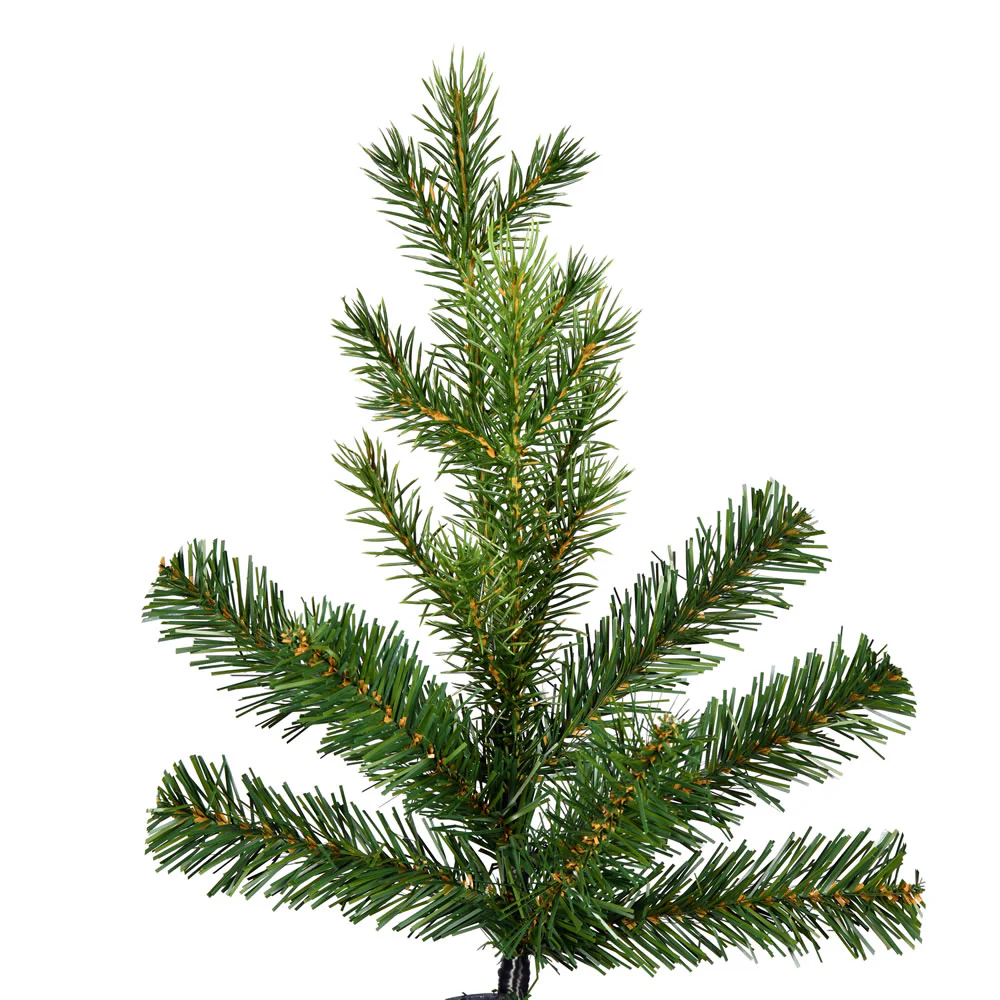 12'Hx54"W PE Pencil Moutauk Pine Artificial Christmas Tree, Unlit -Green - Image 2