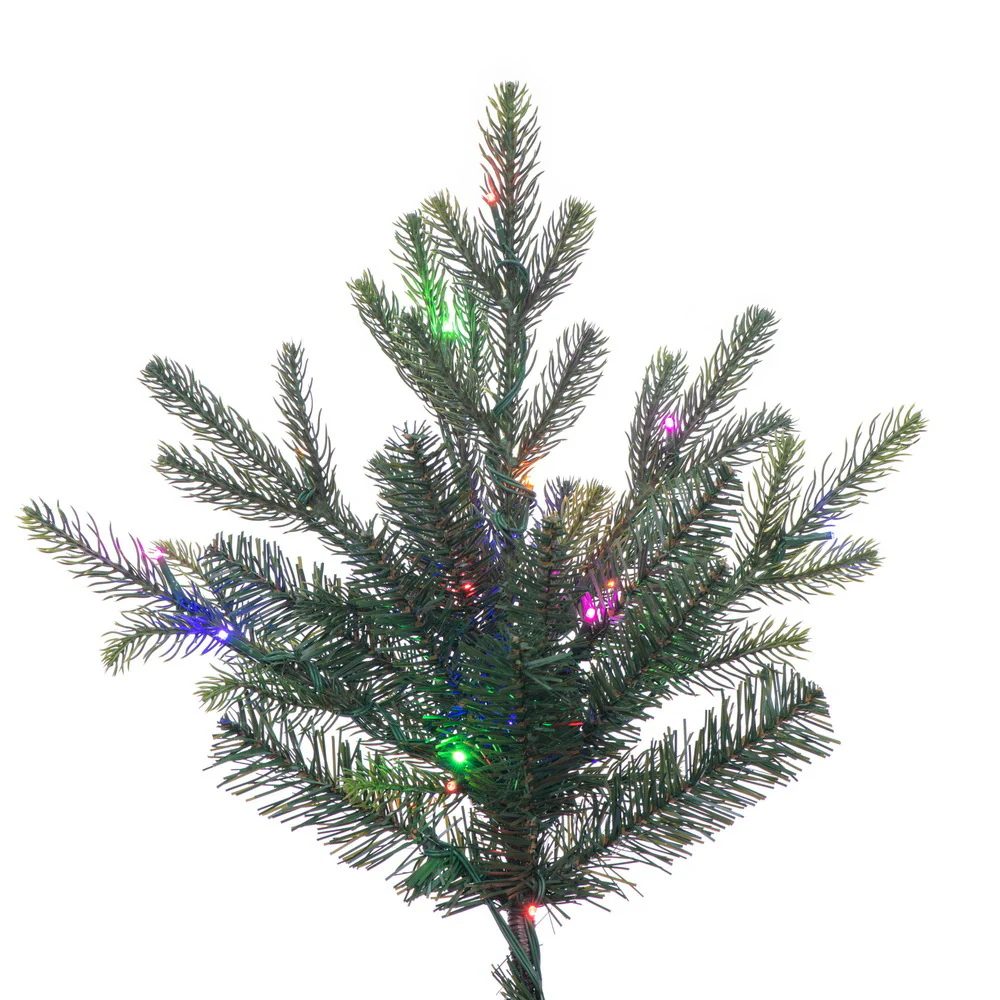 12'Hx68"W PE Orchard Fraser Fir Artificial Christmas Tree, Micro LED Pre-Lit (Multi-Mode) -Green - Image 3