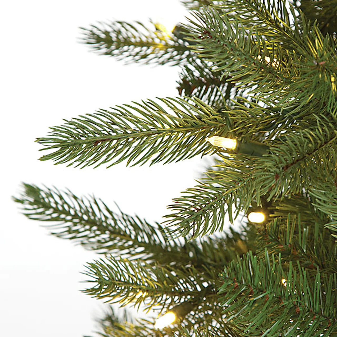 12'Hx76"W PE Spruce Artificial Christmas Tree, LED Pre-Lit -Green - Image 3