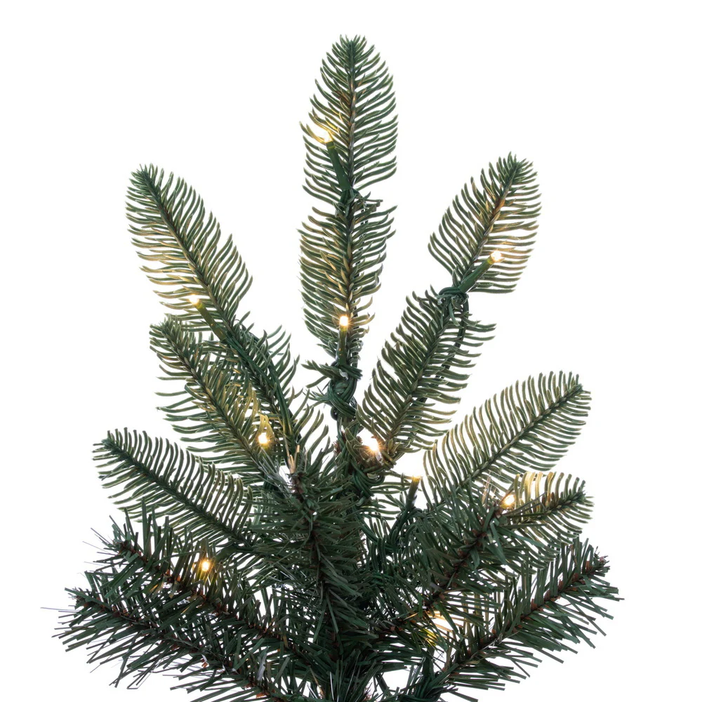 12'Hx80"W PE Alberta Blue Spruce Artificial Christmas Tree, Micro LED Pre-Lit (Multi-Mode) -Green - Image 2