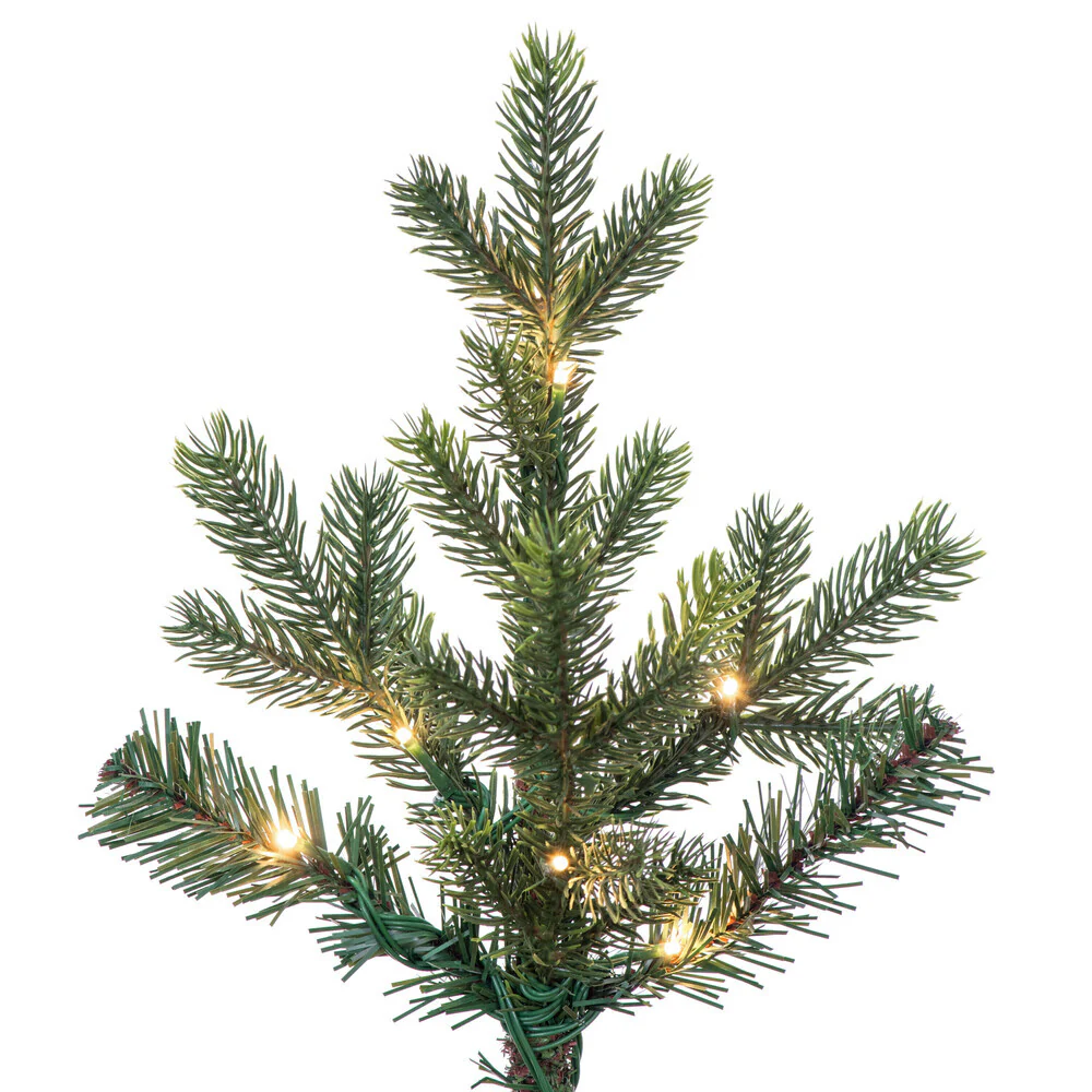 12'Hx81"W PE Welch Fraser Artificial Christmas Tree, Micro LED Pre-Lit (Multi-Mode) -Green - Image 2