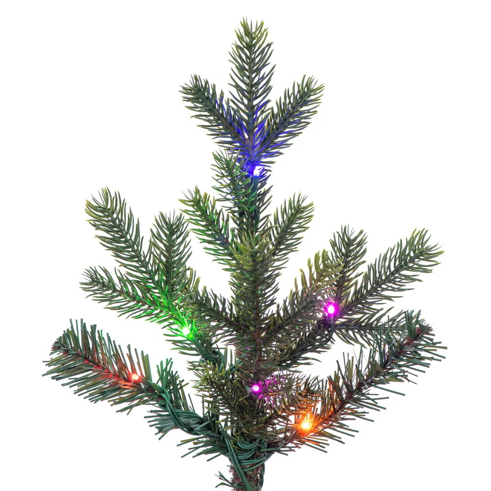 12'Hx81"W PE Welch Fraser Artificial Christmas Tree, Micro LED Pre-Lit (Multi-Mode) -Green - Image 3