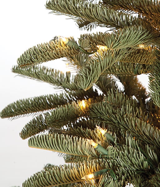 12'Hx85"W PE Arizona Fir Artificial Christmas Tree, LED Pre-Lit -Green - Image 2