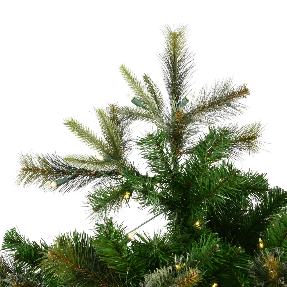 12'Hx85"W PE Cashmere Pine Artificial Christmas Tree, LED Pre-Lit -Green - Image 2