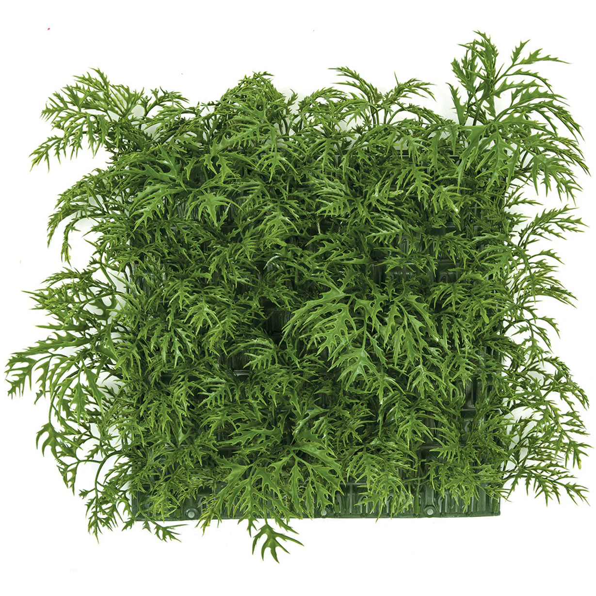 12"x12"x3" Outdoor UV-Resistant Artificial Ming Aralia Mat -Green (Pack of 6)