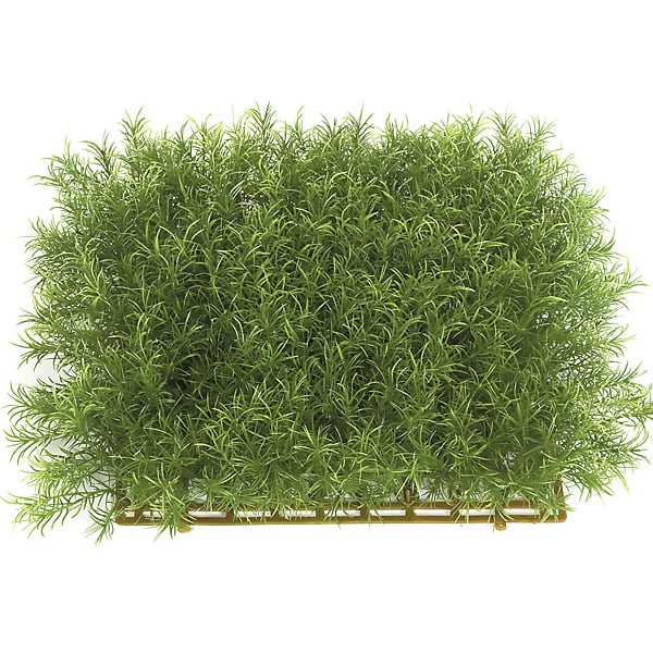 12"x12"x3" Sprengeri Artificial Mat -Green (Pack of 6)