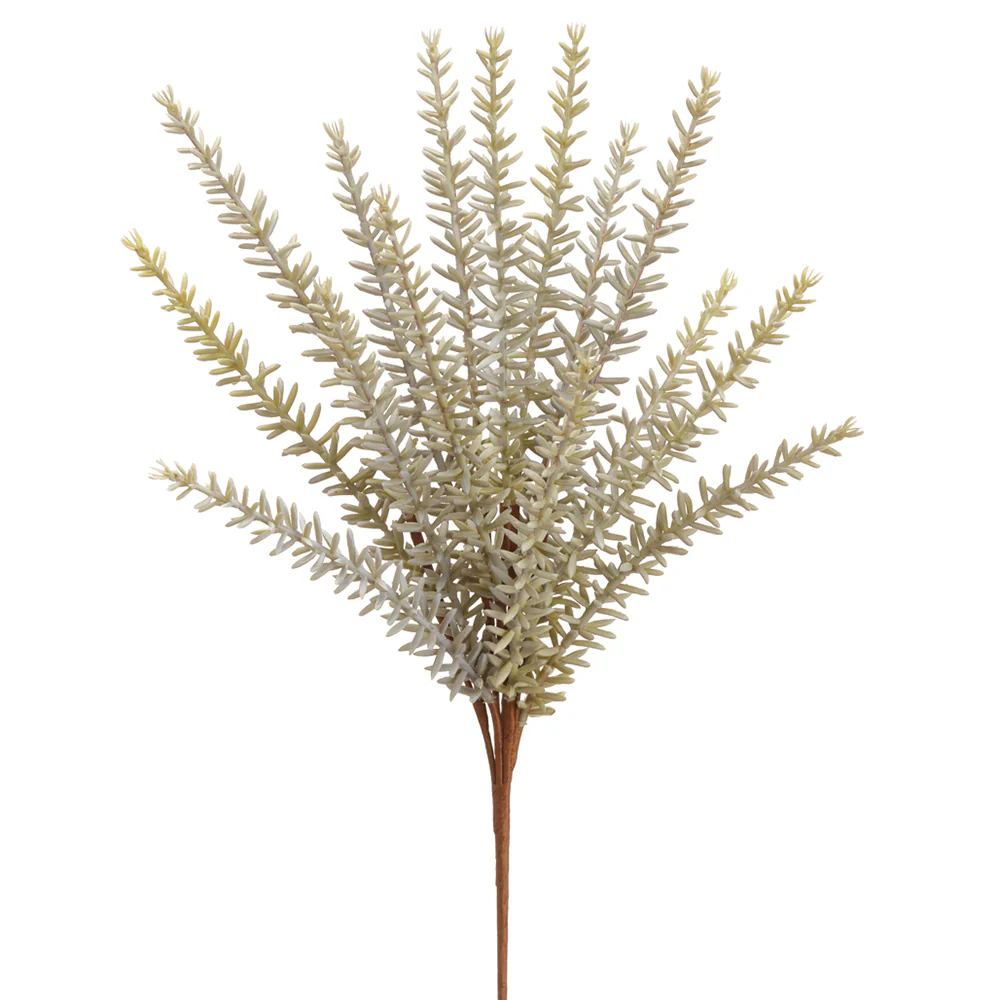 13" Artificial Rosemary Herb Plant -Green/Gray (Pack of 12)