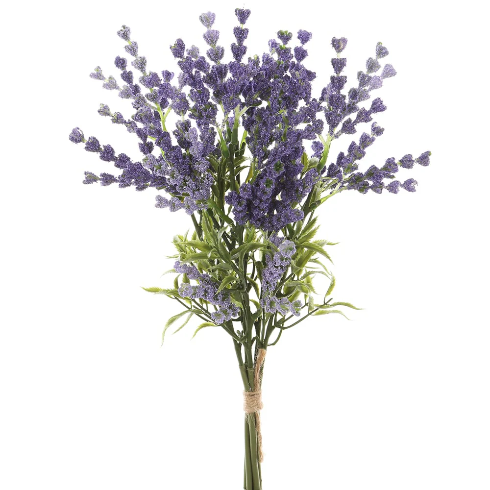 13" Lavender Silk Flower Stem Bundle -Lavender/Purple (Pack of 12)