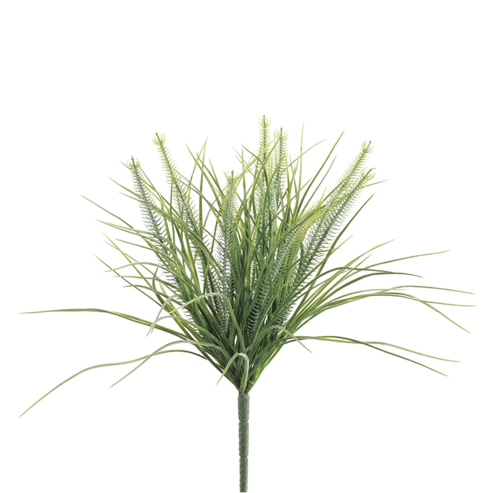 13" Monkey Grass Silk Plant -2 Tone Green (Pack of 24)
