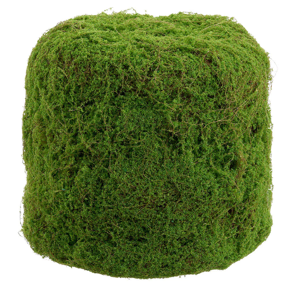 13" Moss Pillar Artificial Topiary -Green (Pack of 4)