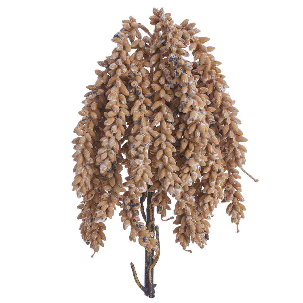 14" Sedum Artificial Flower Stem -Beige (Pack of 12)