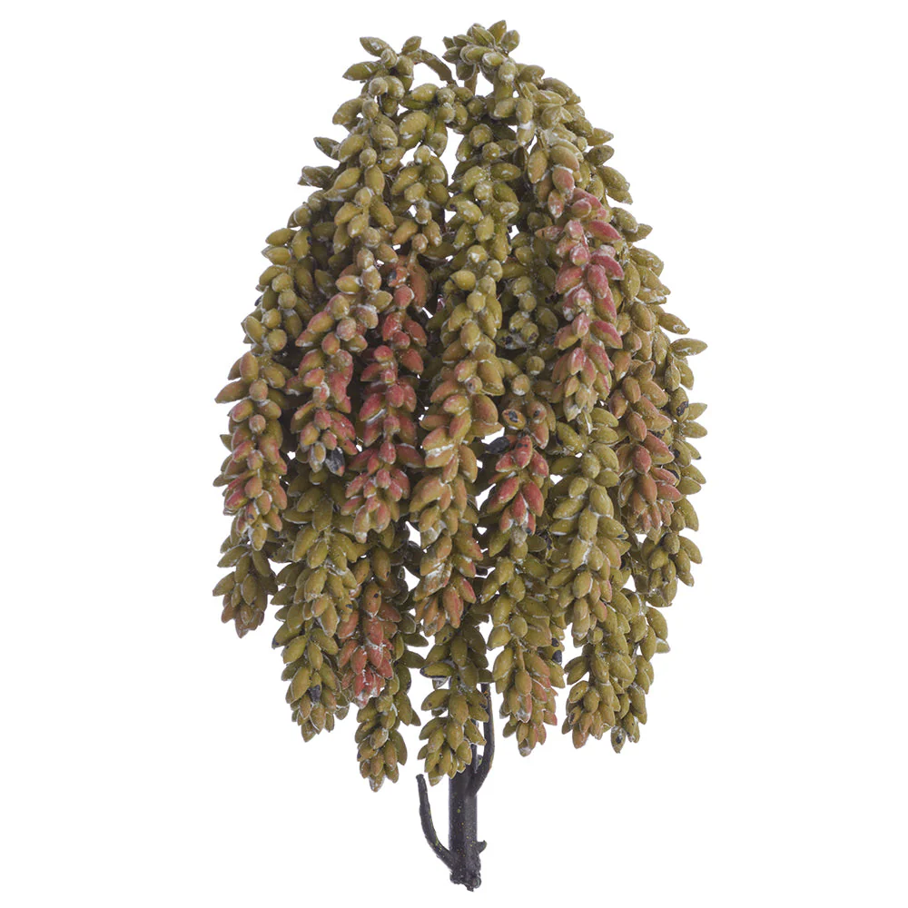 14" Sedum Artificial Flower Stem -Green (Pack of 12)