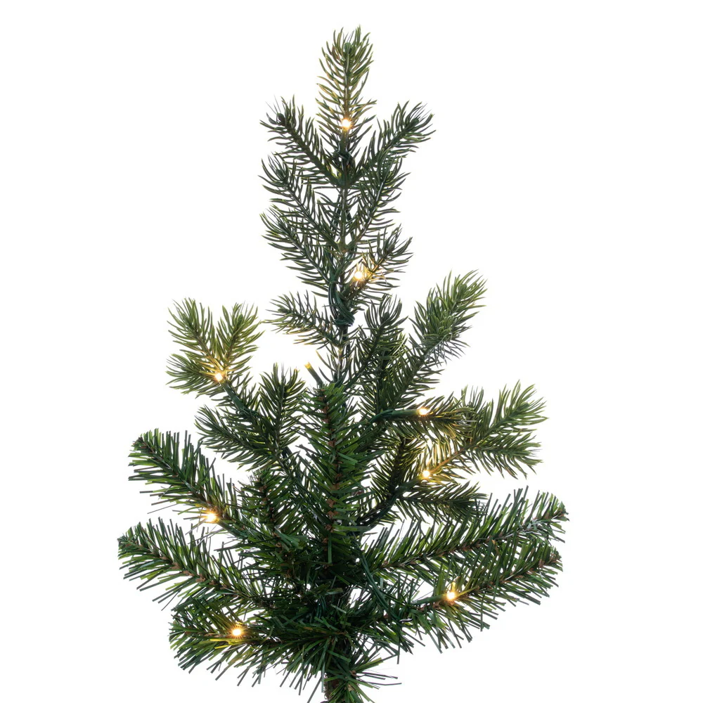 14'Hx100"W PE Eagle Fraser Artificial Christmas Tree, Micro LED Pre-Lit (Multi-Mode) -Green - Image 2