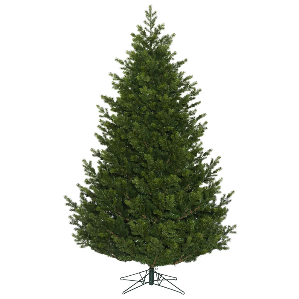 14'Hx100"W PE Eagle Fraser Artificial Christmas Tree, Unlit -Green