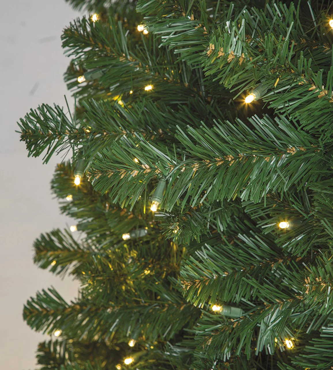 14'Hx121"W Commercial Breckenridge Pine Artificial Christmas Tree w/Tree Frame, Outdoor LED Pre-Lit -Green - Image 2