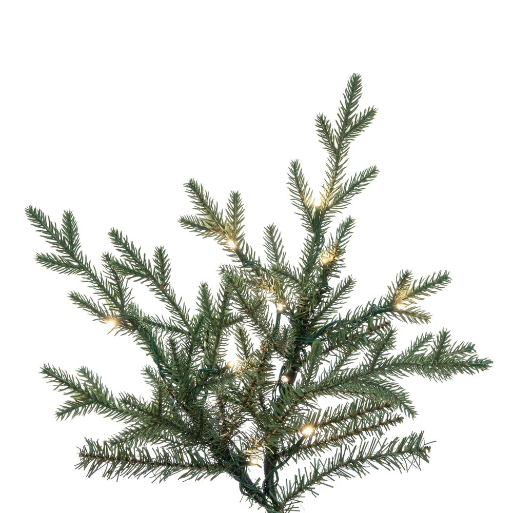 14'Hx88"W PE Slim Itasca Fraser Artificial Christmas Tree, Micro LED Pre-Lit (Multi-Mode) -Green - Image 2