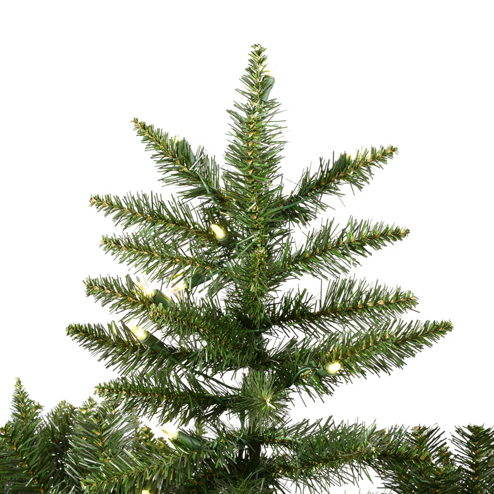 14'Hx90"W Camdon Fir Artificial Christmas Tree, LED Pre-Lit -Green - Image 5