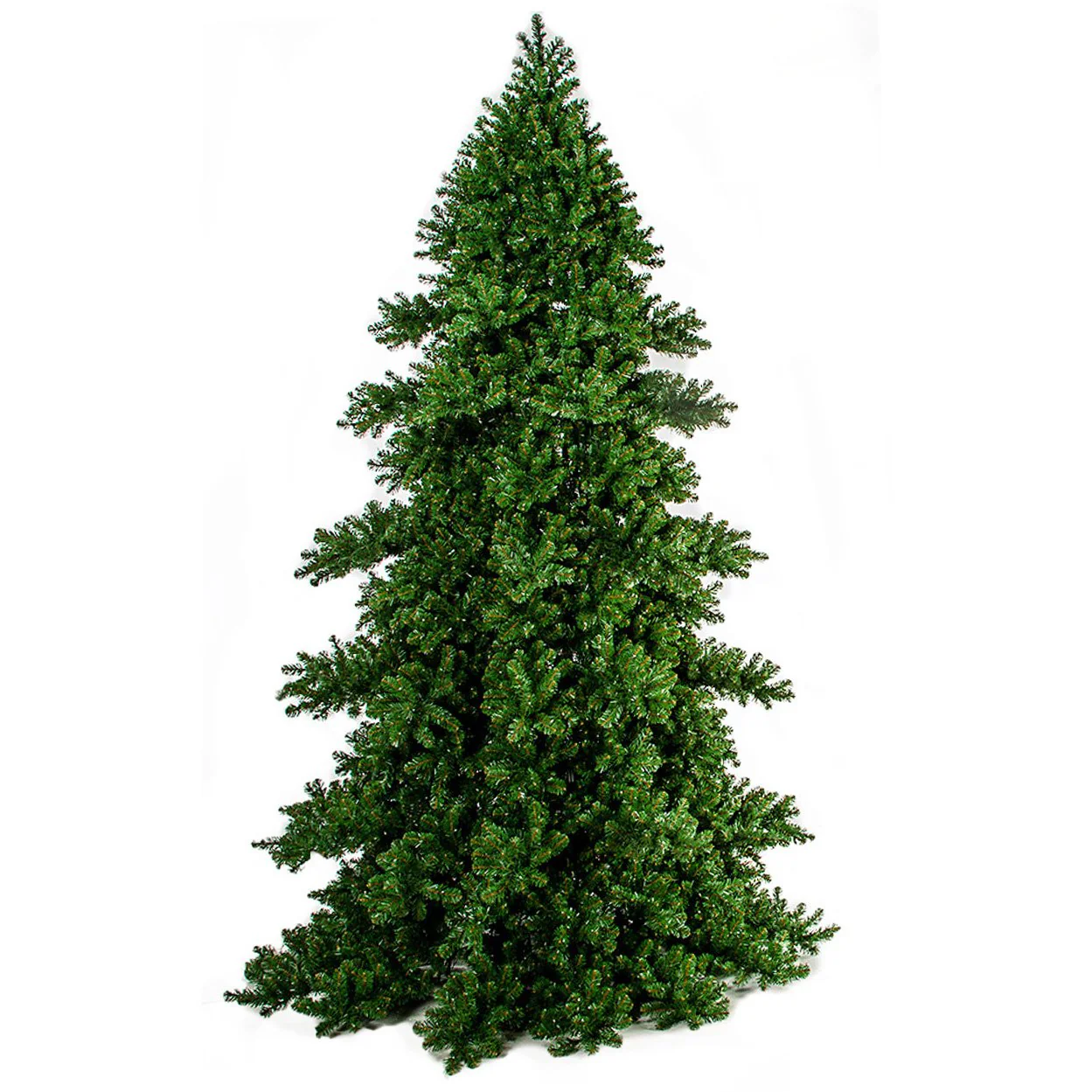 14'Hx98"W Commercial Oregon Fir Artificial Christmas Tree w/Tree Frame, Outdoor LED Pre-Lit -Green - Image 2
