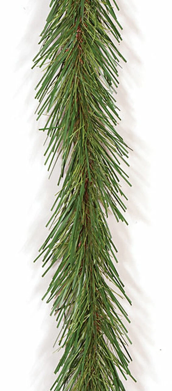 14'Lx4"W Artificial Pine Garland -Green (Pack of 12) - Image 2
