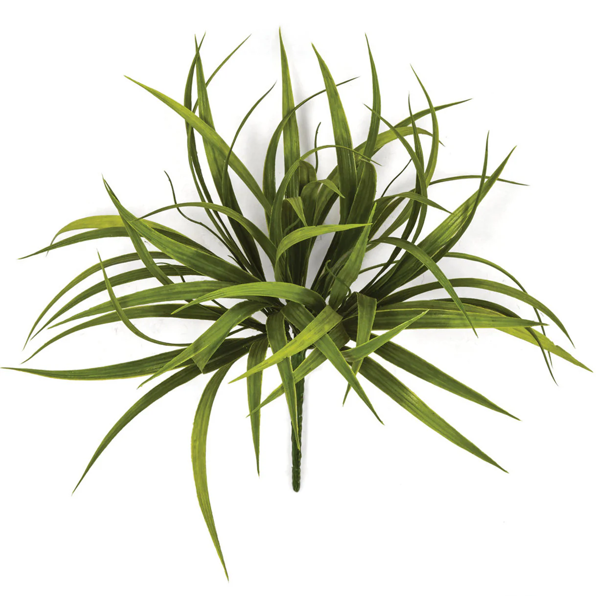 15.5" Grass Leaf Artificial Plant -Green (Pack of 12)