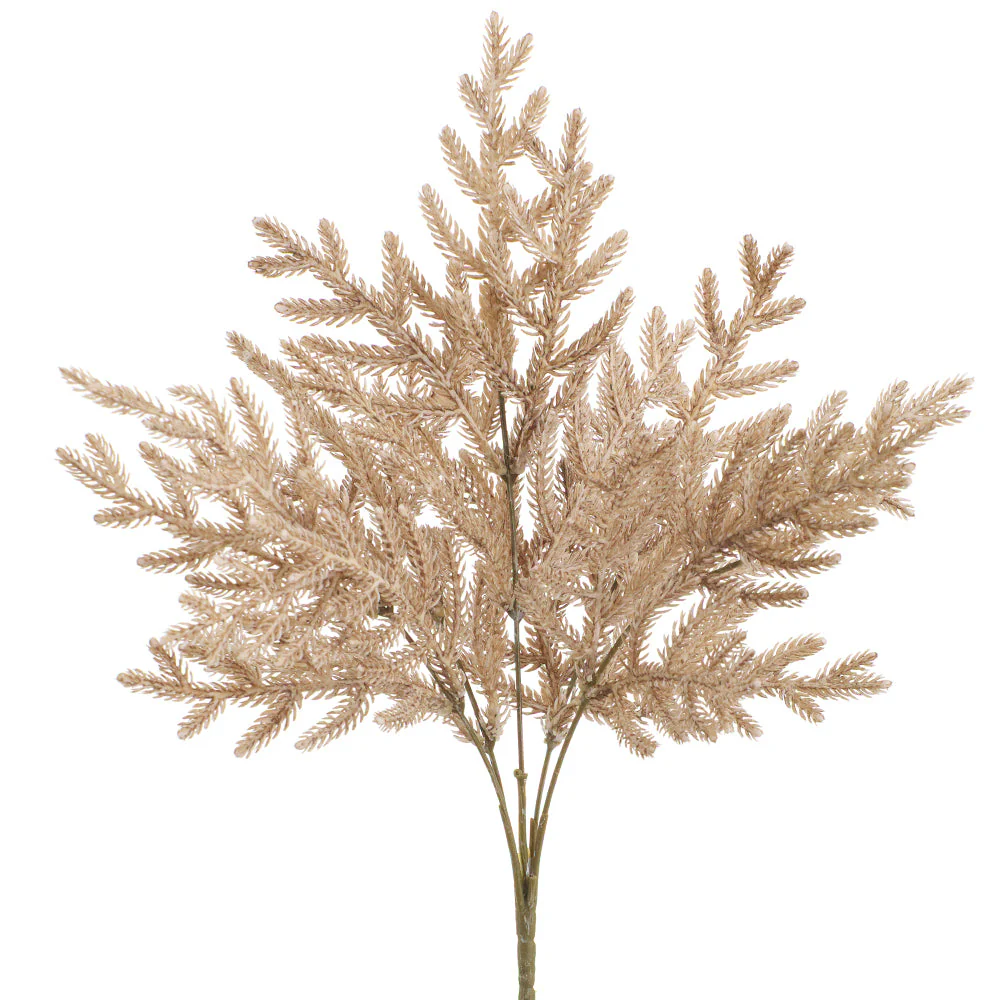 15" Artificial Cypress Plant -Beige (Pack of 24)