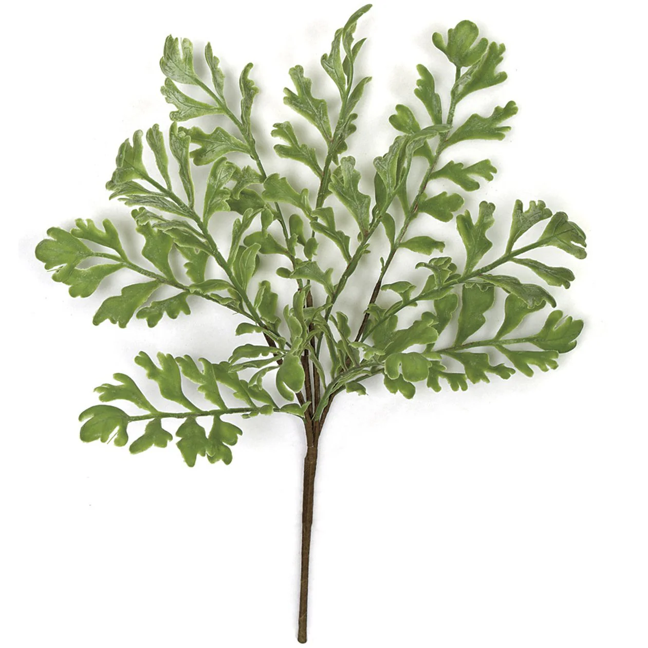 15" Artificial Plastic Fern Plant -Green (Pack of 24)