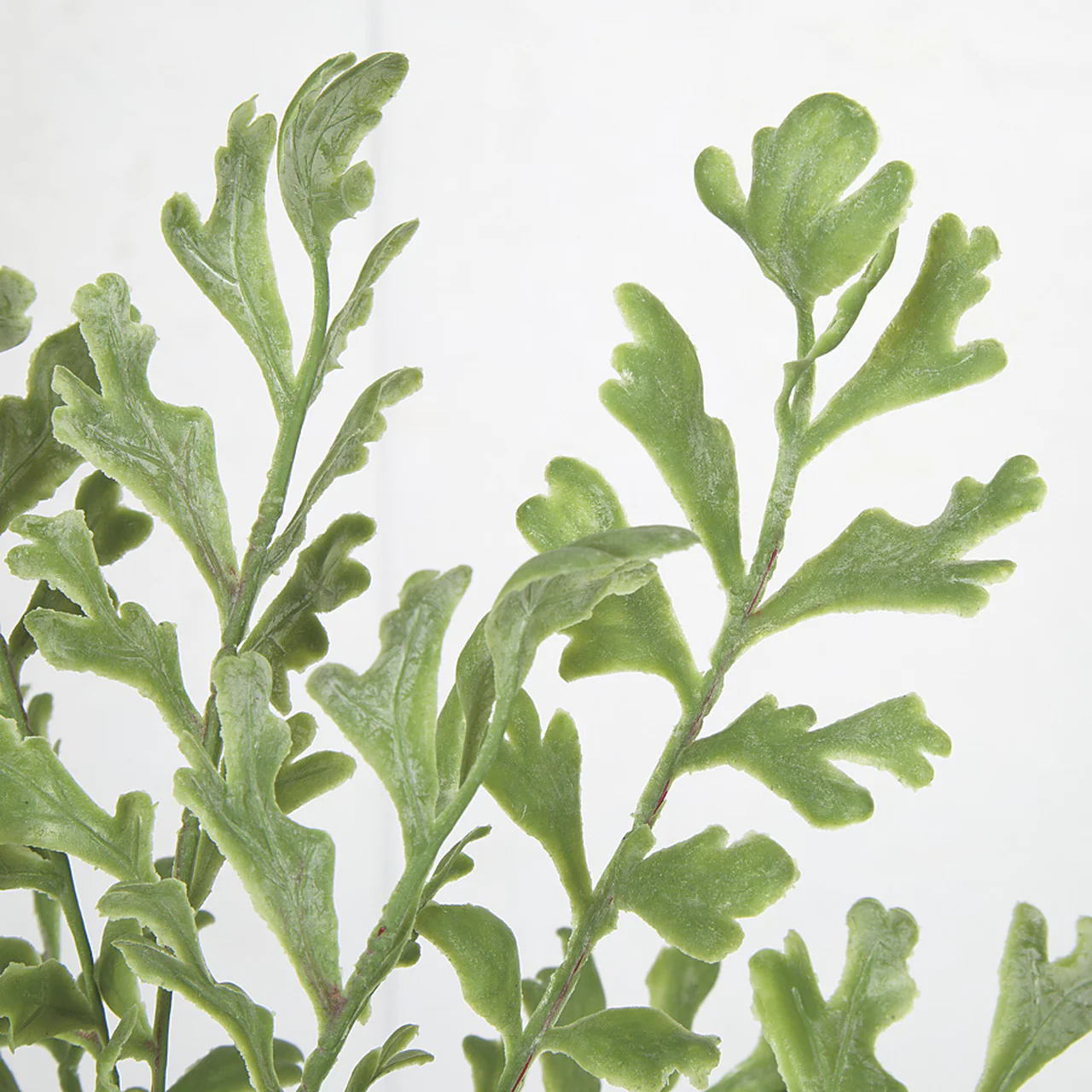 15" Artificial Plastic Fern Plant -Green (Pack of 24) - Image 2