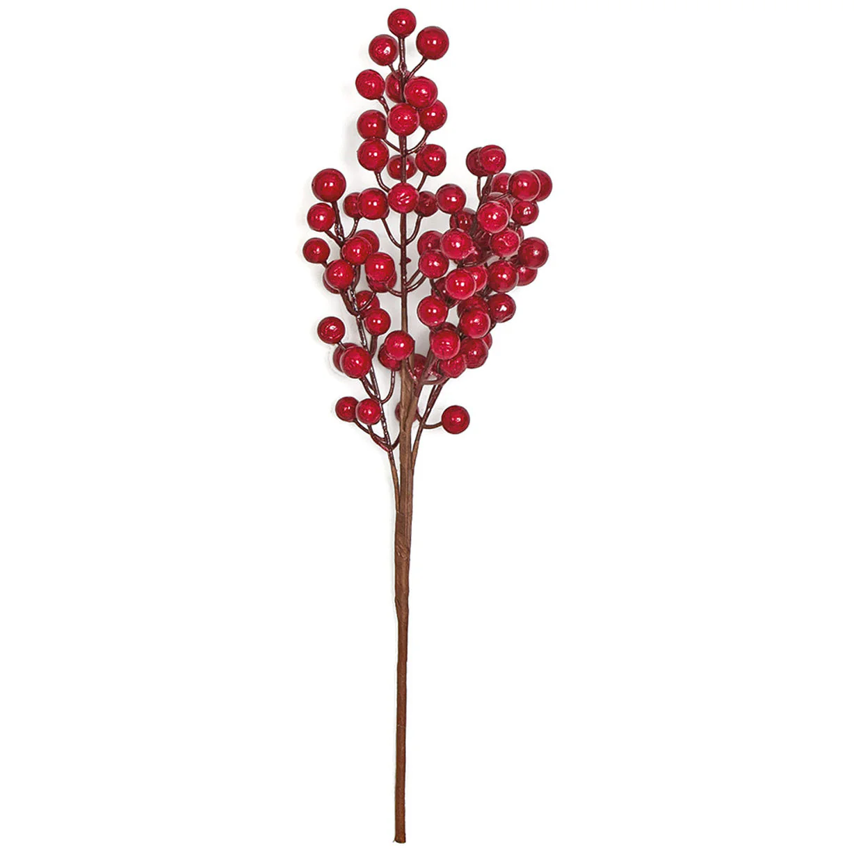 15" Foam Red Gooseberry Artificial Stem -Red (Pack of 24)