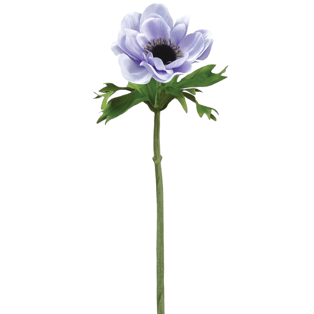 16.5" Anemone Silk Flower Stem -Helio (Pack of 12)