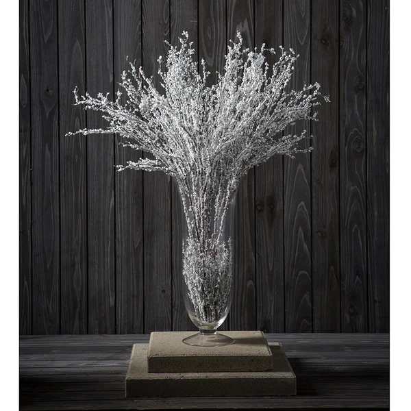 16.5"Hx7.25"W Trumpet Glass Vase -Clear - Image 2