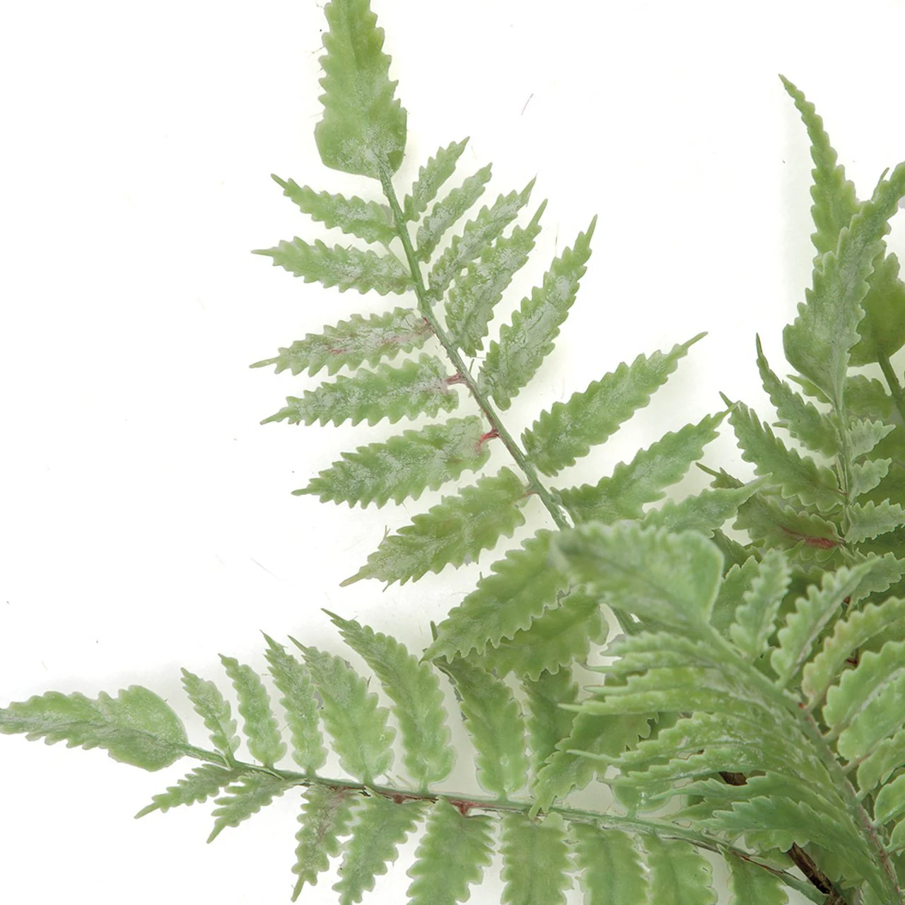 16" Artificial Plastic Fern Plant -Green/Gray (Pack of 24) - Image 2